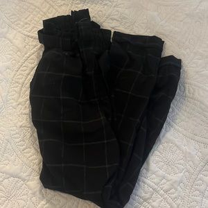 Ivy + Main Black and white plaid pants